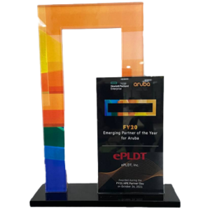 Aruba Emerging Partner of the Year for ePLDT Given Oct 26 2021