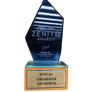 Asus Zenith Award Chromebook Top Growth for ePLDT