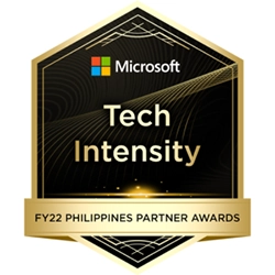 MICROSOFT LUMINARIES BADGE Tech Intensity Award 2023