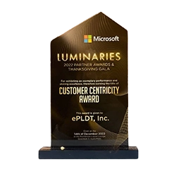 Microsoft Customer Centricity Award 2022
